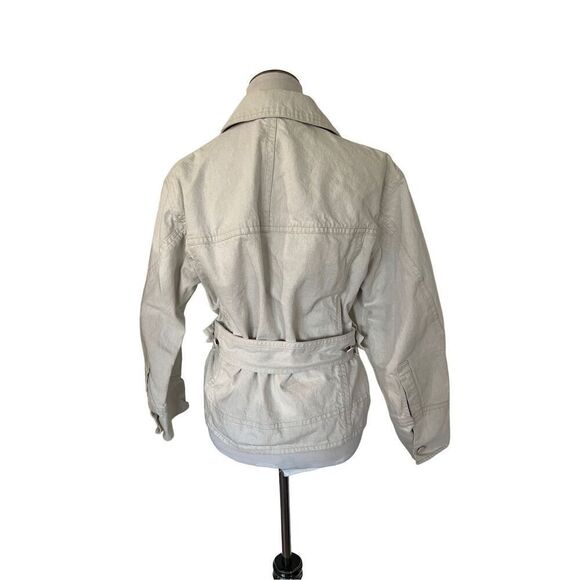 Vince Denim Utility Jacket belted size M - Picture 5 of 14